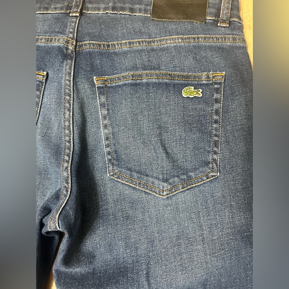 Lacoste Men's Raw Comfort Jeans Size W33 L34 - Picture 6 of 16